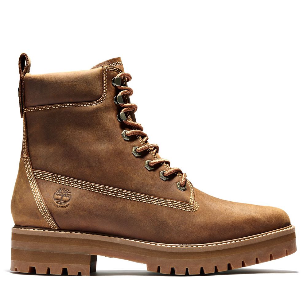 Botas de Nieve Timberland Argentina Hombre - Courma Guy Ek+ Waterproof - Marrones - ZDJIPW-609